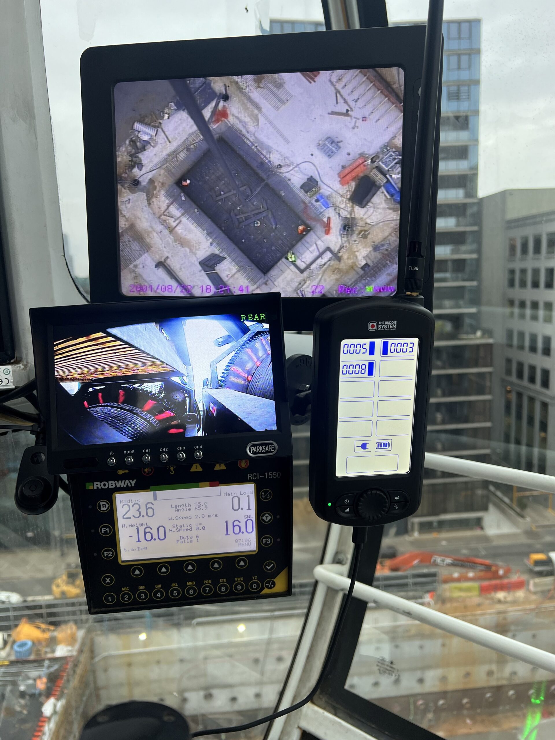 The Buddie System instantly alerts crane operators to stop the crane